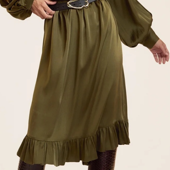 Cynthia Rowley Monroe Silk Charmeuse Dress - Picture 3 of 6